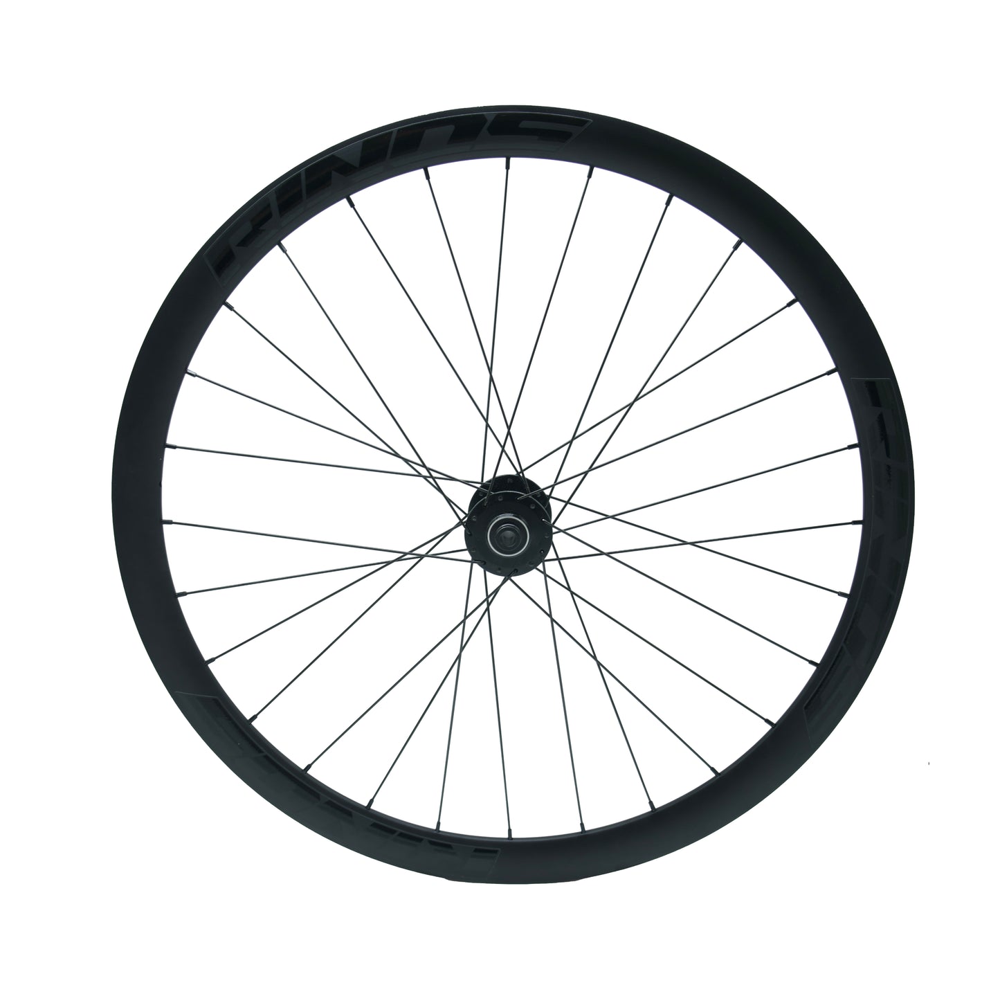 RINOS Road bike / Gravel bike aluminium wheels 28" with black spokes