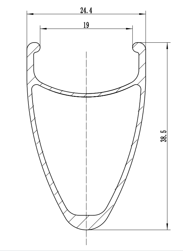 RINOS Koła aluminiowe pod rower szosowy / rower szutrowy 28” z czarnymi szprychami