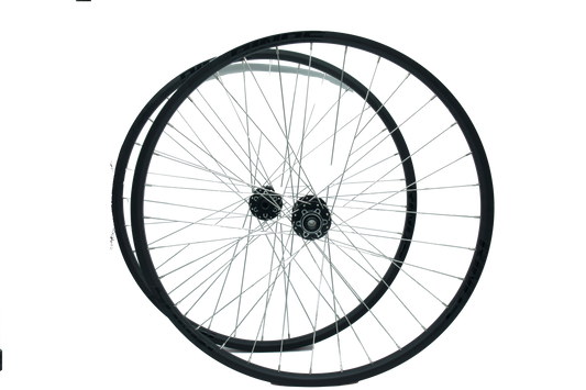 RINOS MTB aluminium wheels 29" with silver spokes