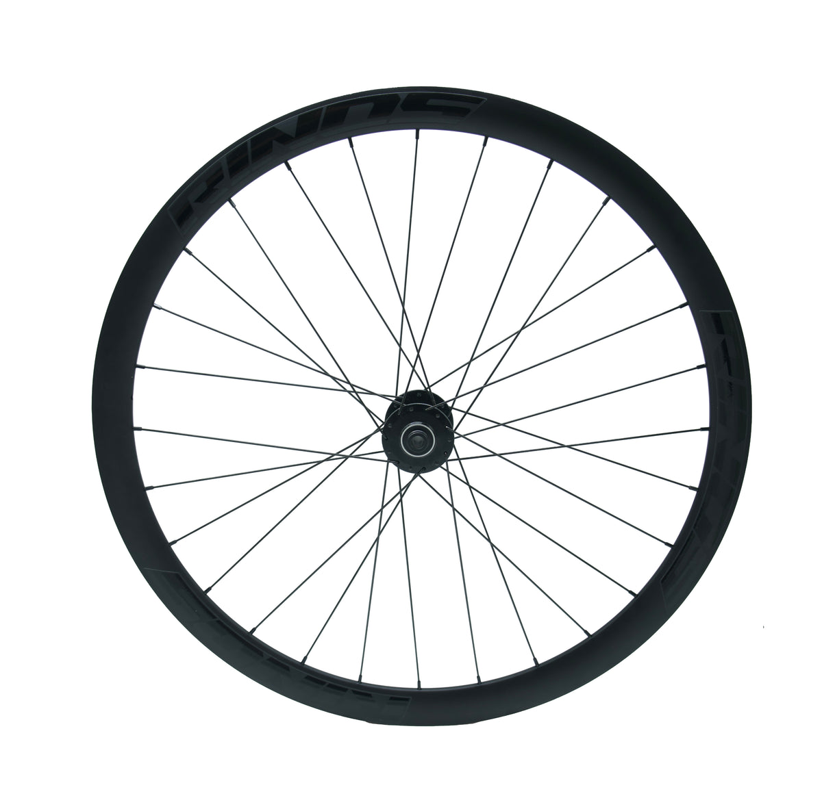 RINOS Road bike / Gravel bike aluminium wheels 28" with black spokes